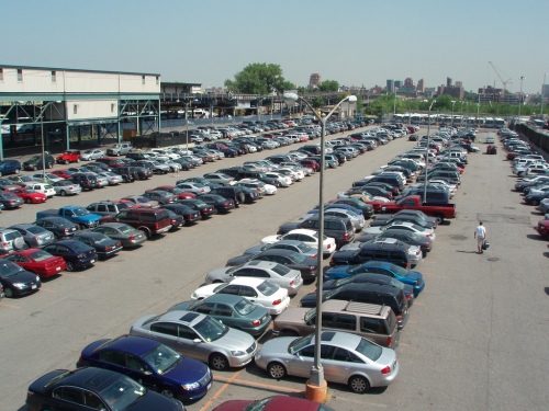 Jim Shorkey Mitsubishi, Parking lot, Pittsburgh